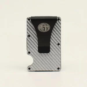 3D Belt Men's Stainless Steel Grey Smart Wallet