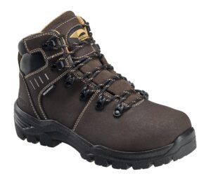 Avenger 7452 Foundation Brown Carbon Toe Met Guard EH PR WP 6" Work Boot Women